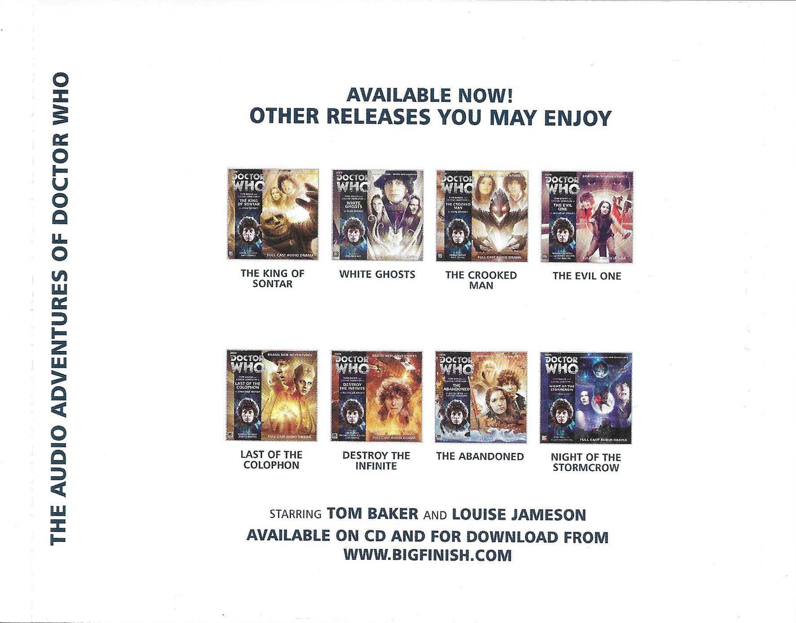 Middle of cover of BFPTOMCD021